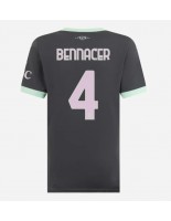 AC Milan Ismael Bennacer #4 Kolmaspaita Naisten 2024-25 Lyhythihainen